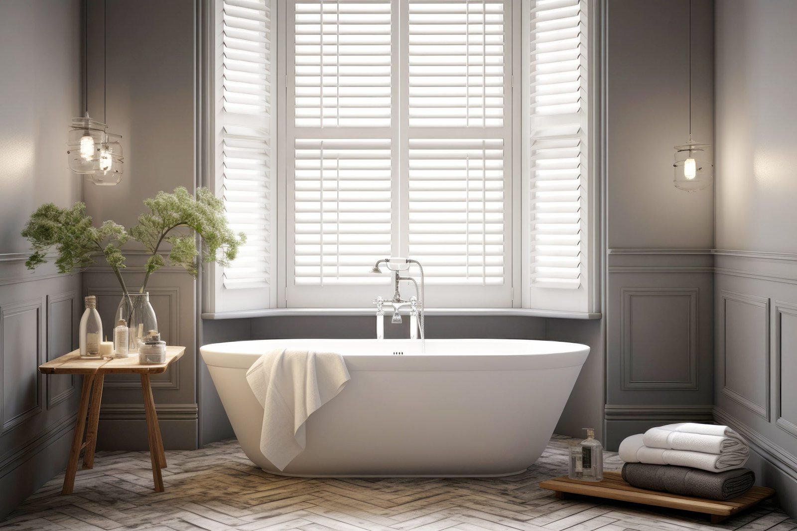 Shutters badkamer