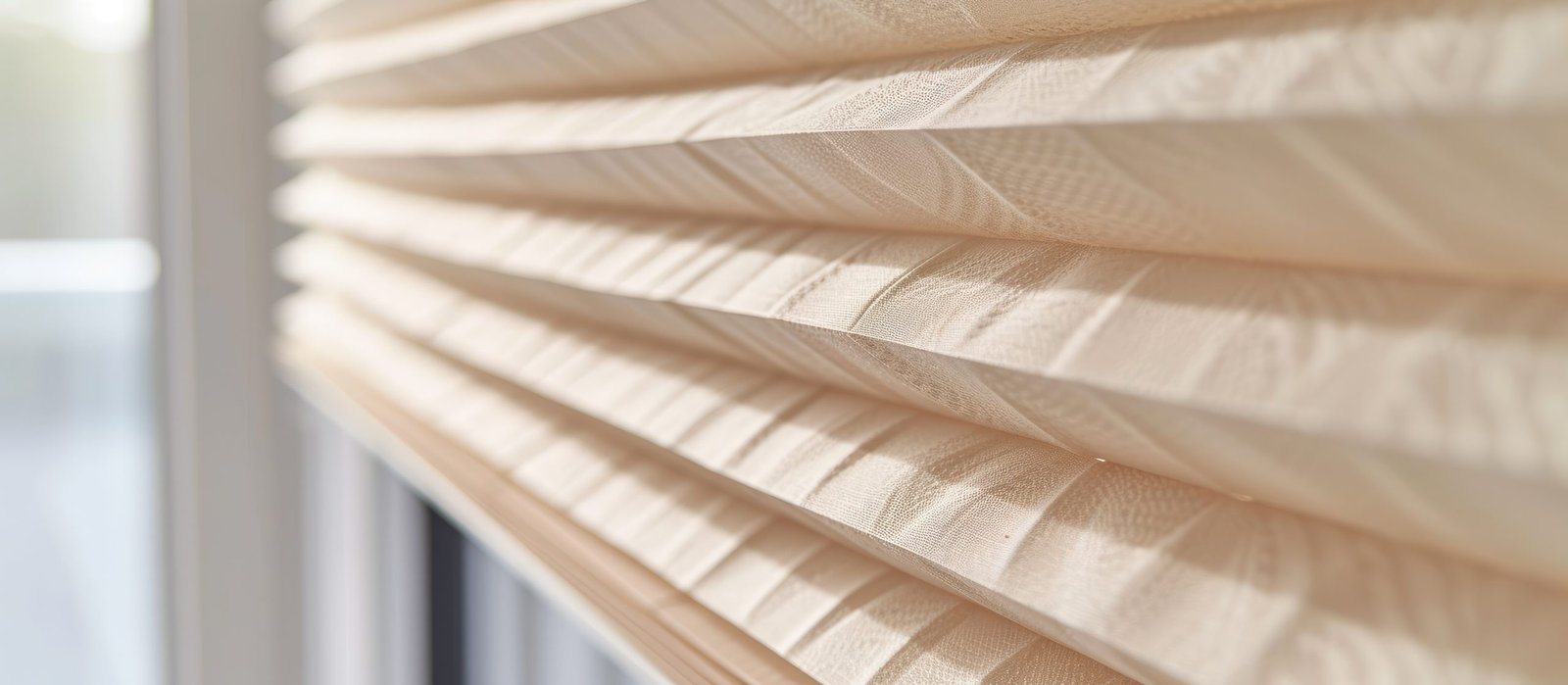 Plisse 25mm in beige
