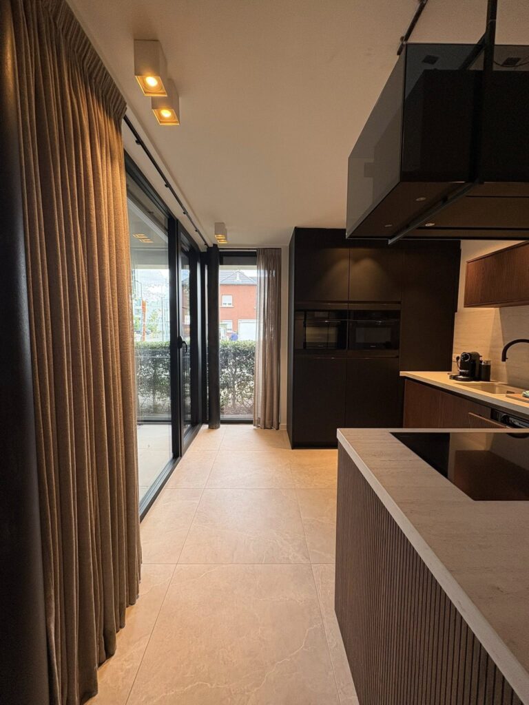 Wave gordijnen keuken