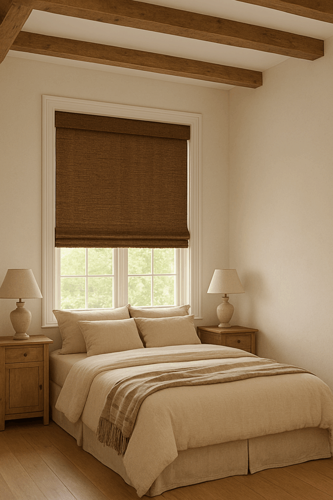 Geweven hout slaapkamer