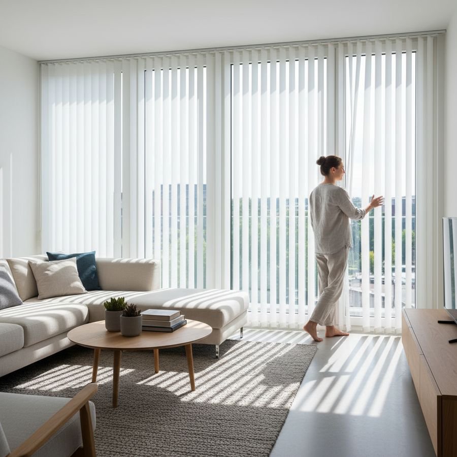 Verticale lamellen in de woonkamer: styling en tips
