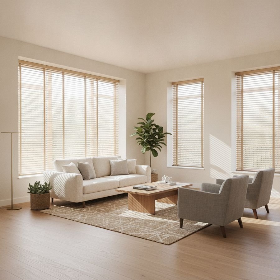 Welke kleur houten jaloezieën maakt een kamer lichter?
