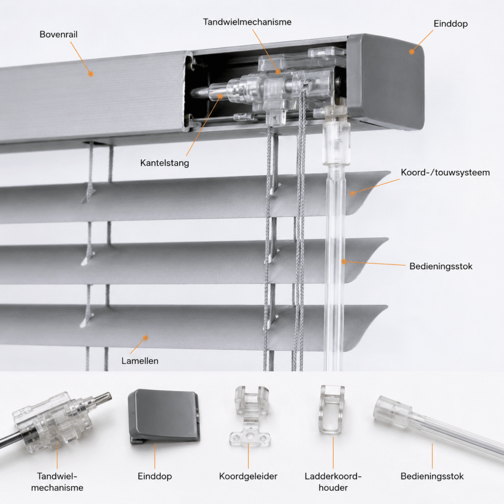 Reparatie service aluminium jaloezieën